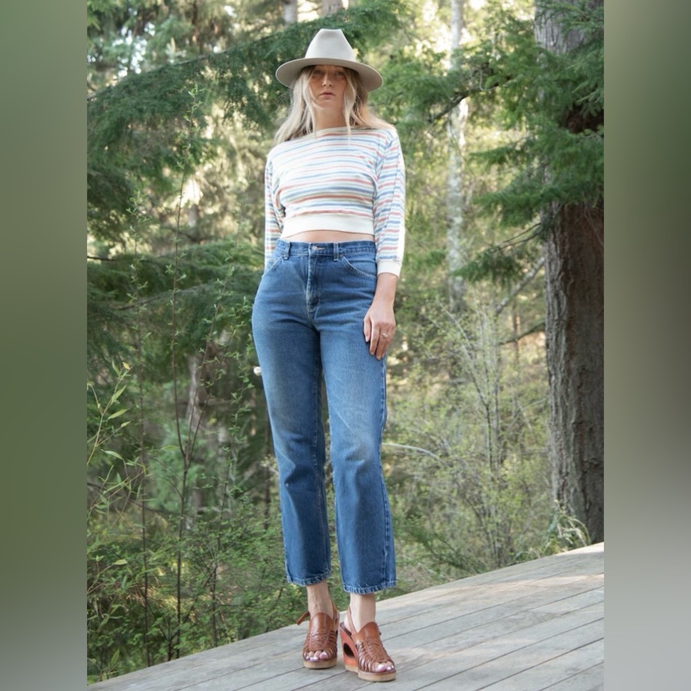 lee jeans high waist vintage straight 80’s 90’s boyfriend mom jeans